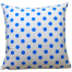 Decorative Cushion Cover Blue And White 16x16 Inch image
