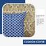 Decorative Cushion Cover, Navy Blue 16x16 Inch image