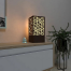 Decorative Wooden Table Lamp | Warm Glow Bedside Light | Laser-Cut Minimalist Design | Ideal for Bedroom, Living Room and Study by Ednfy (SL-110) image