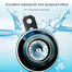 Defend DH5 Premium Horn For Bike Motorcycle 12v 1.5A 75dB Waterproof Copper Made 1 Pcs image