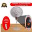 Defender | Kennedi 16 inch AC/DC Rechargeable Full Stand fan with Remote, Model: 2936HRS, 12v-5Ah Battery, Battery Life Display, 7 hrs Backup image