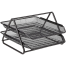 Deli 2 Tier Metal Mesh File Rack and Organizer image