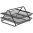 Deli 2 Tier Metal Mesh File Rack and Organizer image