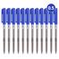 Deli Arrow Ball Penn Blue Ink (0.5mm) - 12 Pcs image