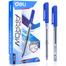 Deli Arrow Ball Penn Blue Ink (0.5mm) - 12 Pcs image