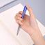 Deli Arrow Ball Penn Blue Ink (0.5mm) - 12 Pcs image