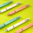 Deli Ball Point Pen Four Colors Macaron 1Pcs image