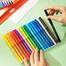 Deli Felt Pen Washable Colors Pack Of 12 Colors 1.0 mm image