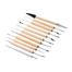 Ceramic Wooden Handle Professional Tools Kit for Clay Pottery Sculpting image