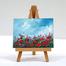 Eascan Art Mini Display Easel with Canvas Board 10x10 cm Pack Of 1 image