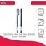 Deli Gel Pen Black Ink 0.5mm 12.Pcs image