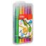 Deli Soft Drawing Felt Pen 1.0-8.0mm Bright 12Pc image