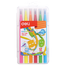 Deli Soft Drawing Felt Pen 1.0-8.0mm Bright 12Pc image