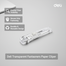 Deli Transparent Fasteners Paper Cliper image