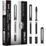 Deli Roller Ball Pen Black Ink (0.5mm) - 12Pcs image