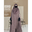 Designer Karchupi Pocket Abaya Mocha image