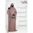 Designer Pleated Kaftan Abaya Mocha image