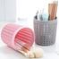 Desktop Cylinder Pen Holder with Multifunctional Storage image