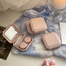DiamondLens – Stylish Pink Contact Lens Box Holder Travel Kit with Tweezers and Solution Bottle image