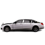 Die Cast 1:24 - Jiaye Model Mercedes-Benz Maybach S650 Black White Car Die 7950 image