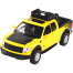 Diecast 1:32 Toy Vehicles Ford F-150 Svt Raptor Metal Car Model With Sound andLight Alloy Vehicles Perfect Gift-yellow image