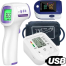 Digital Blood Pressure Machine Infrared Thermometer Pulse Oximeter Combo Pack image