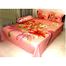 Digital Home Tex Cotton 8.5/7.5 Feet Double Size Bedsheet With Two Pillow Covers image