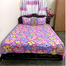 Digital Home Tex Cotton 8.5/7.5 Feet Double Size Bedsheet With Two Pillow Covers image