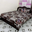 Digital Home Tex Cotton 8.5/7.5 Feet Double Size Bedsheet with Two Pillow Covers image