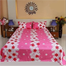 Digital Home Tex Cotton 8.5/7.5 Feet Double Size Bedsheet With Two Pillow Covers image