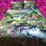 Digital Home Tex Cotton Fabric 7/8ft Large Size 1 Bed Sheet and 2 Pillow Covers image