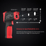 Digital Infrared Thermometer Ta601a Non Contact Temperature Gun image