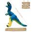 Dinosaur Toy Washable Hard Rubber Dinosaur Models for Kids image