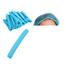 Disposable Non-woven Head Cover Mob Cap Hat Hair Net Anti-dust Hats Cap Blue Colour - 100 Pcs image