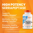 Doctor's Best High Potency Serrapeptase 120,000 SPU 90 Veggie Capsules -463254893 image