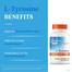 Doctor's Best L-Tyrosine 500 mg 120 Veggie Capsules image