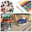 Doms Acrylic Paint Marker Pens Set Of 12 Colors Water Based Paint Pen for Rock Painting Canvas Photo Album DIY C image