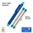 Doms Groove Retractable Eraser | Groove for Better Grip with Excellent Erasing Performance image