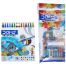Doms Non-Toxic Brush Pen 14 Assorted Shades Plus 1 Set Painting Kit Combo Pak image