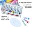Doms Water Colour Paint 12 Color Tubes box 1pc Brush 1pc Palette for Water Painting image