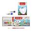 Doms Water Colour Paint 12 Color Tubes box 1pc Brush 1pc Palette for Water Painting image