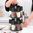 Double Layer Spice Rack Set of 12 Pcs 360' Rotatable Tray image