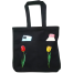 Double Pocket Canvas Tote Bag with Zipper image
