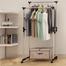 Double Pole Cloth Rack – Heavy-Duty, Adjustable and Space-Saving For Home, Laundry and Bedroom Use image