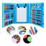 Drawing Art Set Painting Drawing Supplies 208 Pcs (Blue Color Box) image