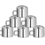 Double Wall Stainless Steel Tea And Coffee Cups Set 6pcs image