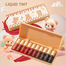 Dragon Ranee 10 Colors Lip Tint Stain Set, Korean Moisturizing Lip Gloss Velvet Mini Liquid Lipstick, Lightweight, Long-Lasting Waterproof Lips Makeup image