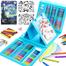 Drawing Art Set Painting Drawing Supplies 208 Pcs (Blue Color Box) image