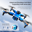 Drone F200 , Dual Cameras, Powerful Brushless Motor, Optical Flow Positioning, Intelligent Obstacle Avoidance, Intelligent Follow Me, Foldable Aerial Drone with Remote Control, Gift image