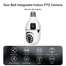 Dual Lens V380 Pro PTZ Bulb IP Night Vision Camera image
